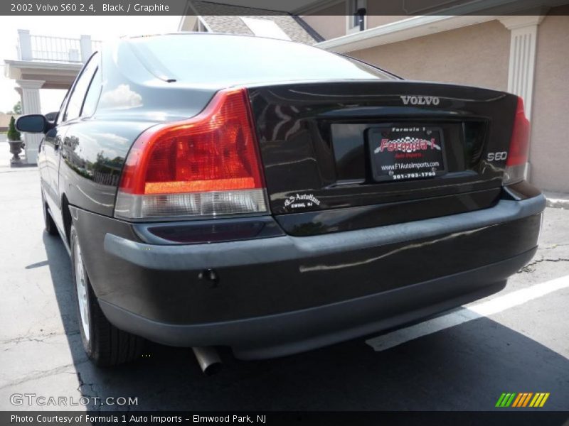 Black / Graphite 2002 Volvo S60 2.4