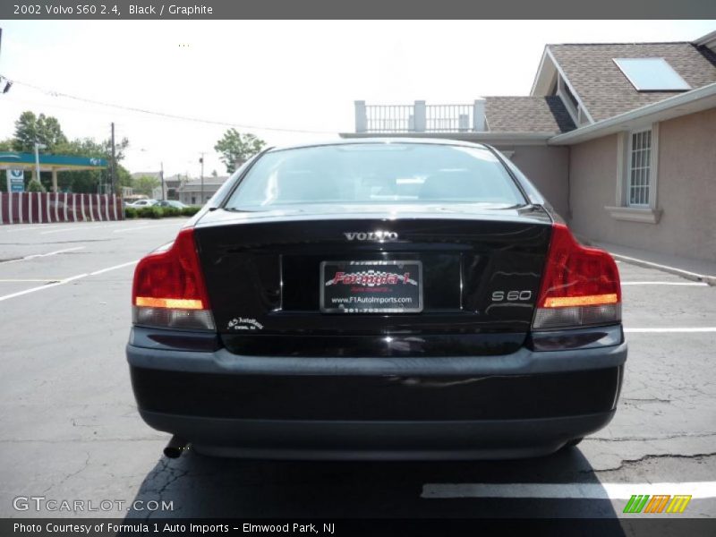 Black / Graphite 2002 Volvo S60 2.4