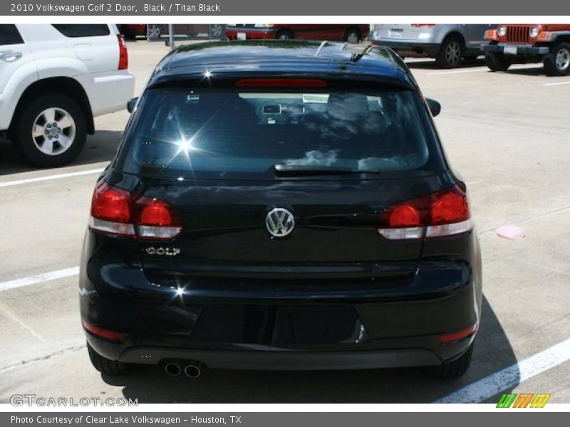Black / Titan Black 2010 Volkswagen Golf 2 Door