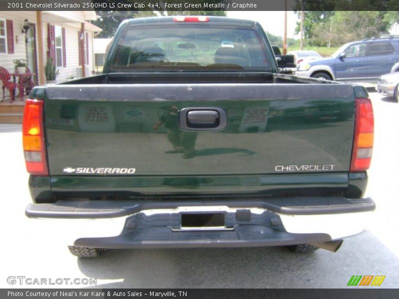 Forest Green Metallic / Graphite 2001 Chevrolet Silverado 2500HD LS Crew Cab 4x4