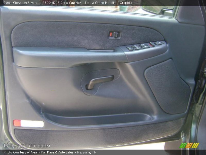 Forest Green Metallic / Graphite 2001 Chevrolet Silverado 2500HD LS Crew Cab 4x4
