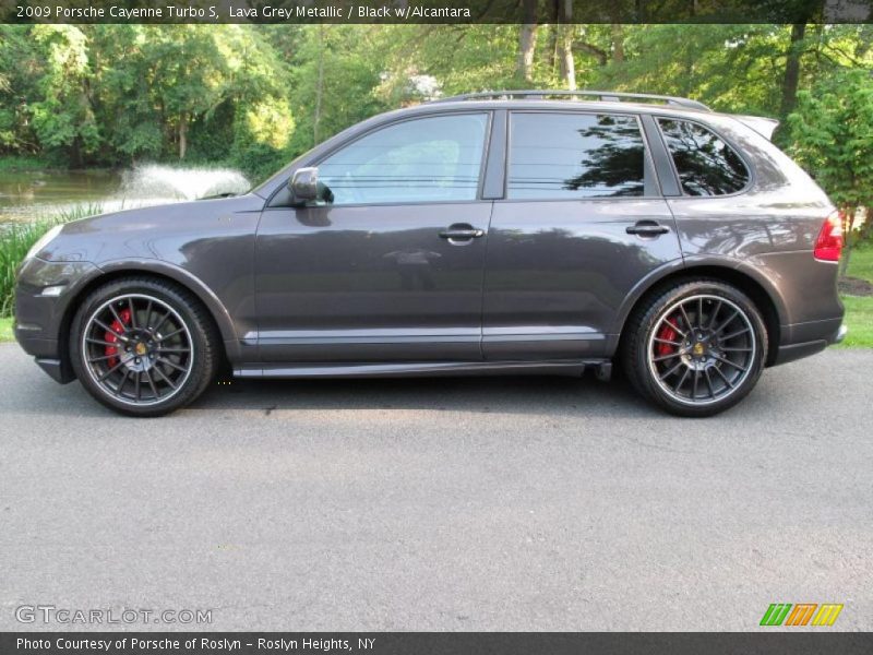 Lava Grey Metallic / Black w/Alcantara 2009 Porsche Cayenne Turbo S