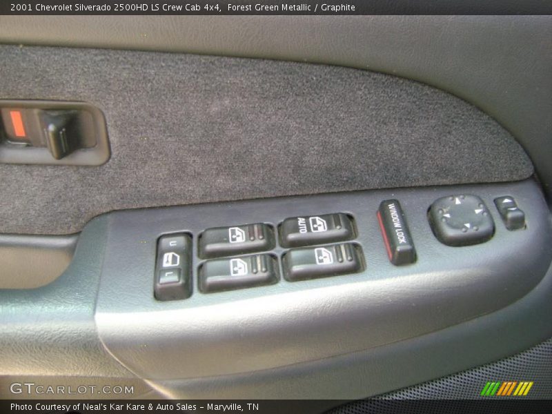Forest Green Metallic / Graphite 2001 Chevrolet Silverado 2500HD LS Crew Cab 4x4
