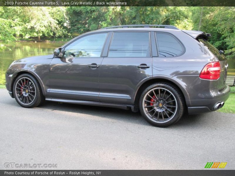 Lava Grey Metallic / Black w/Alcantara 2009 Porsche Cayenne Turbo S