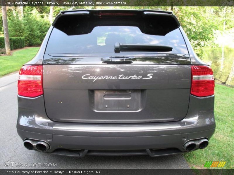 Lava Grey Metallic / Black w/Alcantara 2009 Porsche Cayenne Turbo S