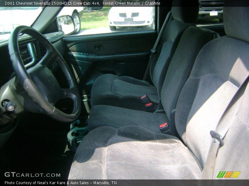 Forest Green Metallic / Graphite 2001 Chevrolet Silverado 2500HD LS Crew Cab 4x4