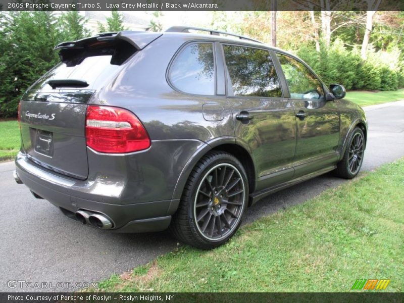 Lava Grey Metallic / Black w/Alcantara 2009 Porsche Cayenne Turbo S