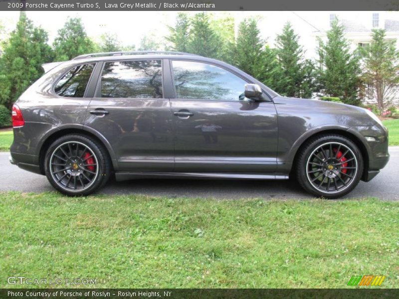 Lava Grey Metallic / Black w/Alcantara 2009 Porsche Cayenne Turbo S
