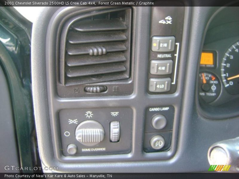Forest Green Metallic / Graphite 2001 Chevrolet Silverado 2500HD LS Crew Cab 4x4