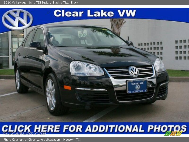 Black / Titan Black 2010 Volkswagen Jetta TDI Sedan