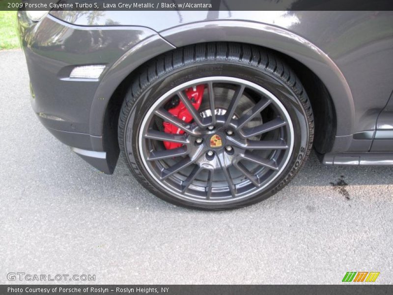 Lava Grey Metallic / Black w/Alcantara 2009 Porsche Cayenne Turbo S