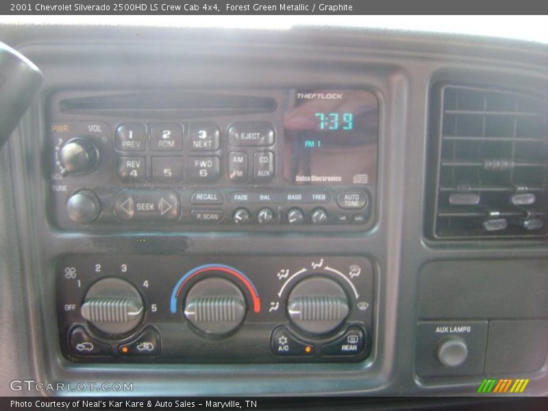 Forest Green Metallic / Graphite 2001 Chevrolet Silverado 2500HD LS Crew Cab 4x4