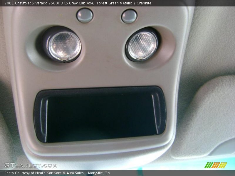Forest Green Metallic / Graphite 2001 Chevrolet Silverado 2500HD LS Crew Cab 4x4