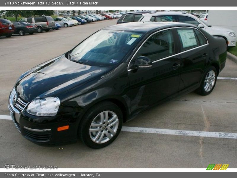 Black / Titan Black 2010 Volkswagen Jetta TDI Sedan