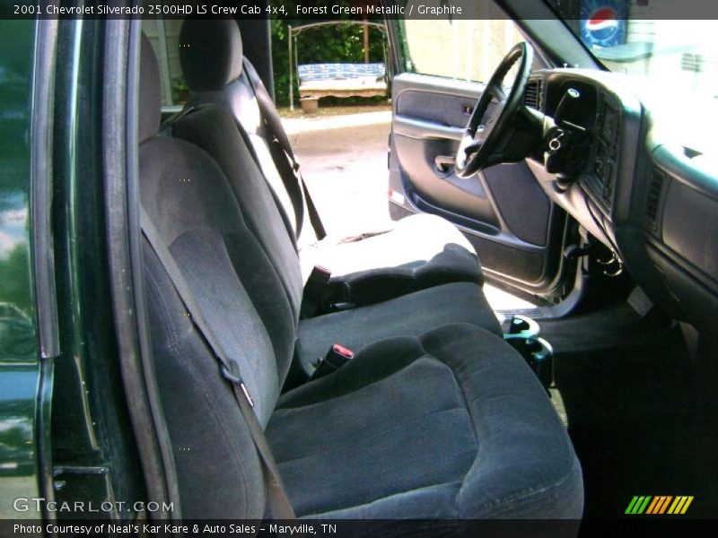Forest Green Metallic / Graphite 2001 Chevrolet Silverado 2500HD LS Crew Cab 4x4