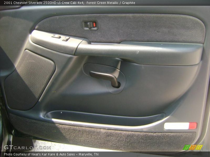 Forest Green Metallic / Graphite 2001 Chevrolet Silverado 2500HD LS Crew Cab 4x4