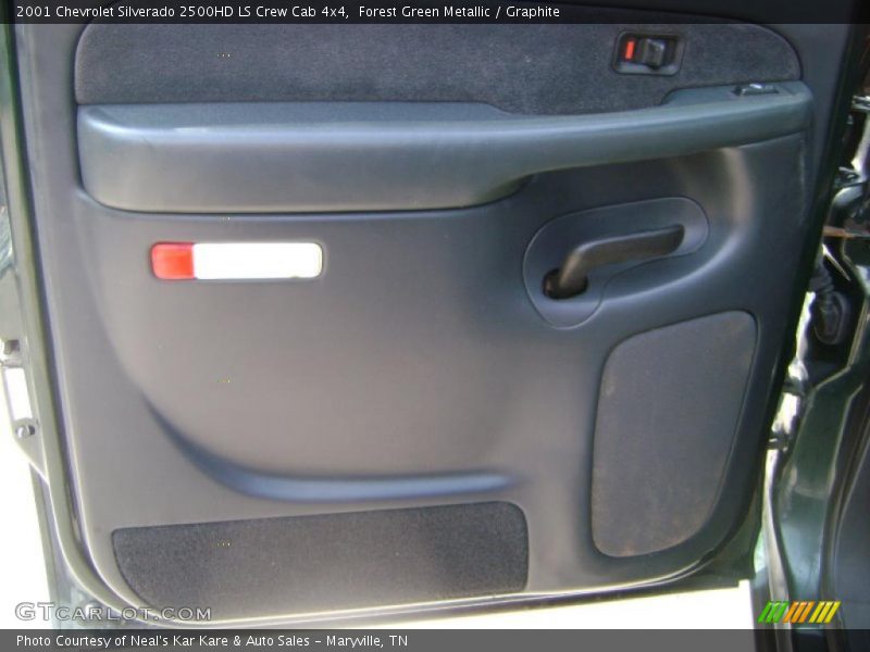Forest Green Metallic / Graphite 2001 Chevrolet Silverado 2500HD LS Crew Cab 4x4