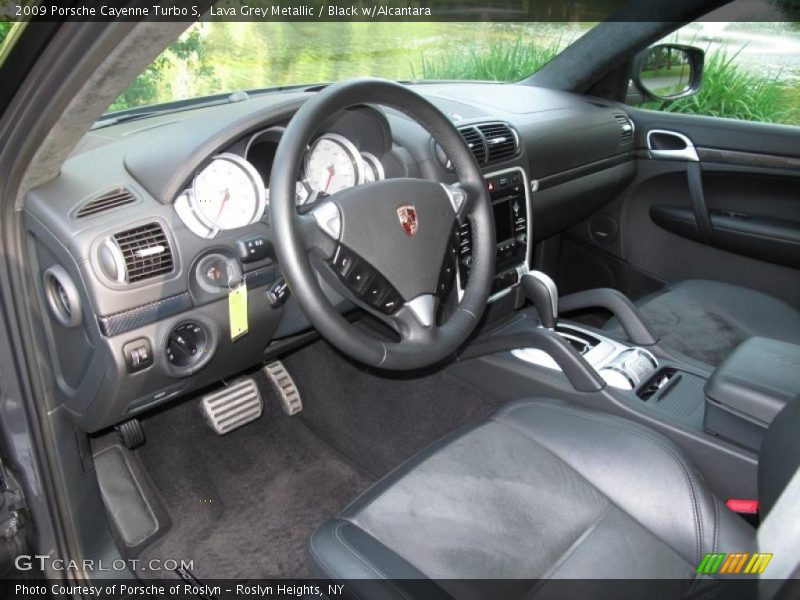 Lava Grey Metallic / Black w/Alcantara 2009 Porsche Cayenne Turbo S