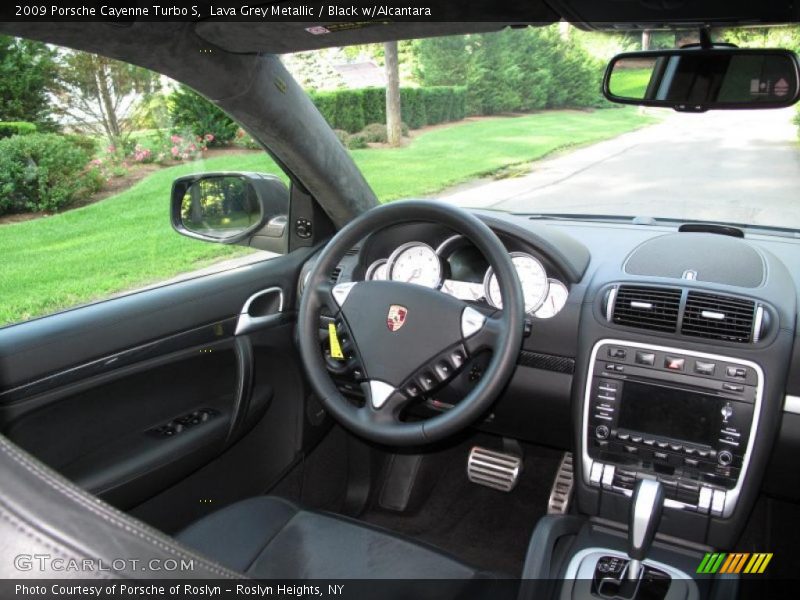 Lava Grey Metallic / Black w/Alcantara 2009 Porsche Cayenne Turbo S