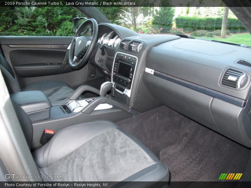 Lava Grey Metallic / Black w/Alcantara 2009 Porsche Cayenne Turbo S