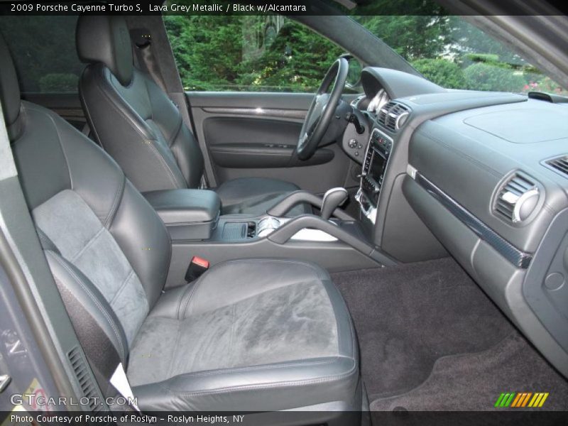 Lava Grey Metallic / Black w/Alcantara 2009 Porsche Cayenne Turbo S