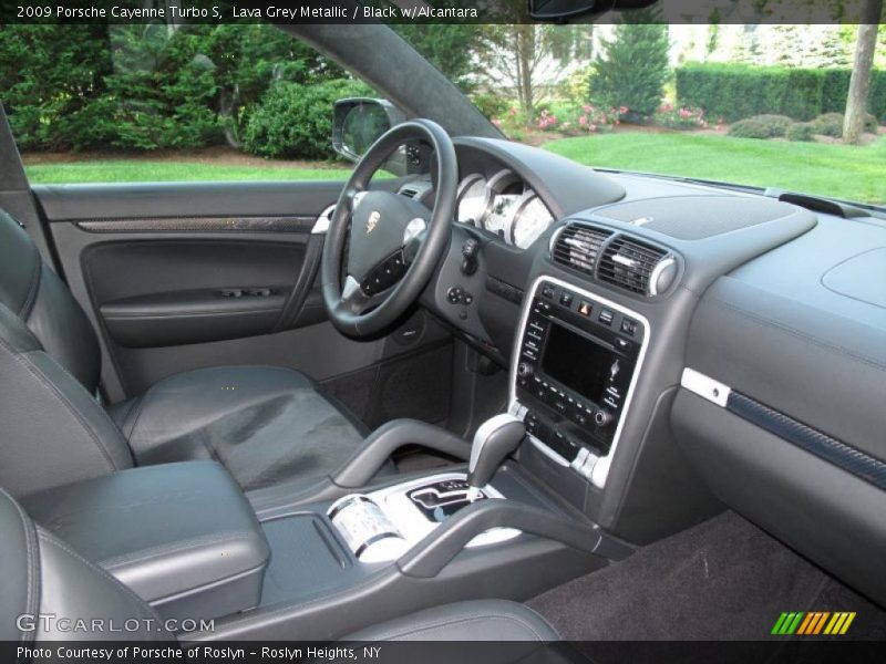 Lava Grey Metallic / Black w/Alcantara 2009 Porsche Cayenne Turbo S
