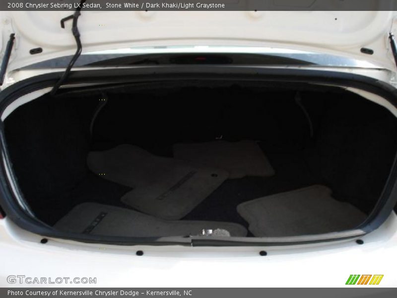 Stone White / Dark Khaki/Light Graystone 2008 Chrysler Sebring LX Sedan