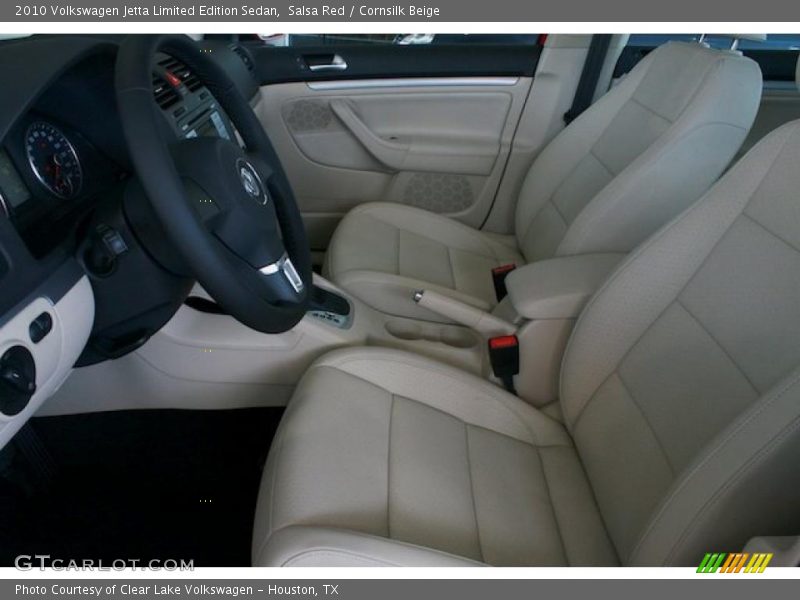 Salsa Red / Cornsilk Beige 2010 Volkswagen Jetta Limited Edition Sedan