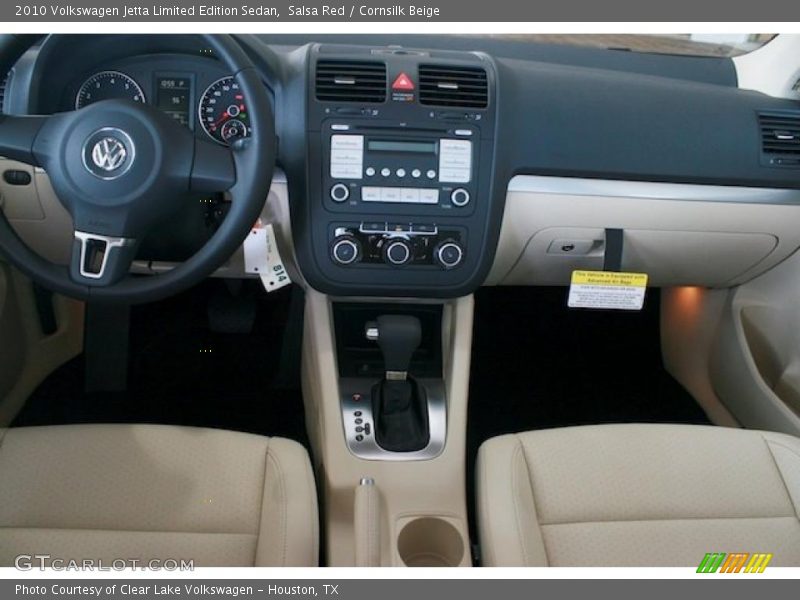 Salsa Red / Cornsilk Beige 2010 Volkswagen Jetta Limited Edition Sedan