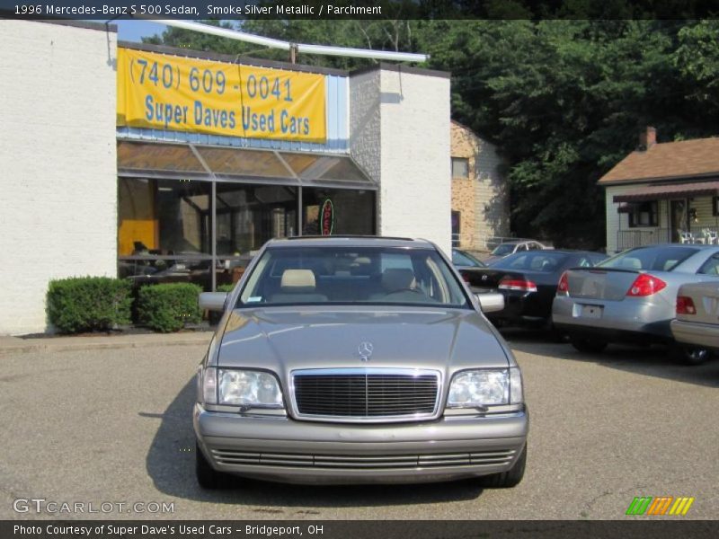 Smoke Silver Metallic / Parchment 1996 Mercedes-Benz S 500 Sedan