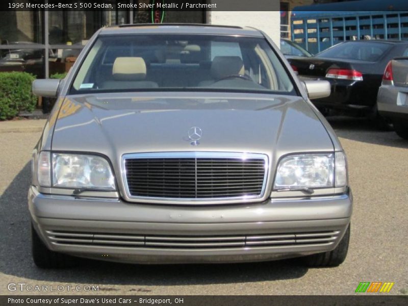 Smoke Silver Metallic / Parchment 1996 Mercedes-Benz S 500 Sedan