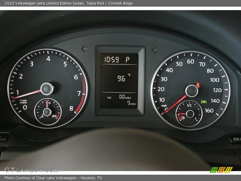 Salsa Red / Cornsilk Beige 2010 Volkswagen Jetta Limited Edition Sedan
