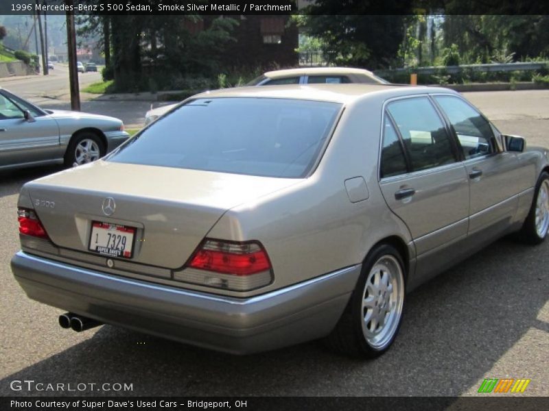 Smoke Silver Metallic / Parchment 1996 Mercedes-Benz S 500 Sedan