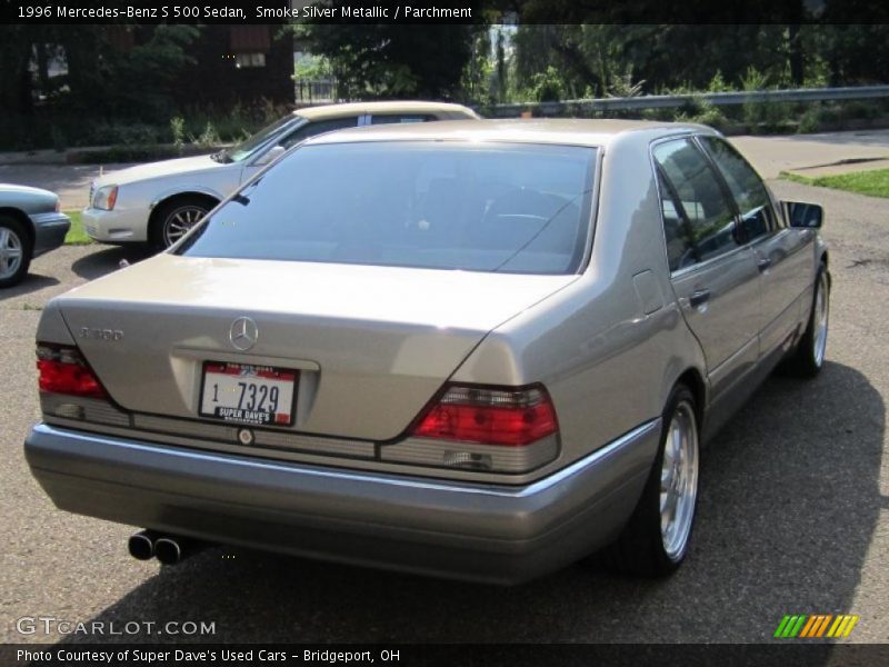 Smoke Silver Metallic / Parchment 1996 Mercedes-Benz S 500 Sedan