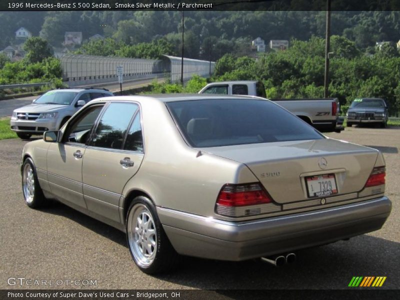 Smoke Silver Metallic / Parchment 1996 Mercedes-Benz S 500 Sedan