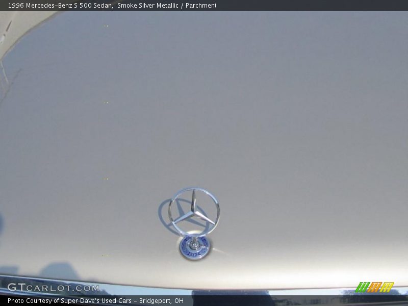 Smoke Silver Metallic / Parchment 1996 Mercedes-Benz S 500 Sedan