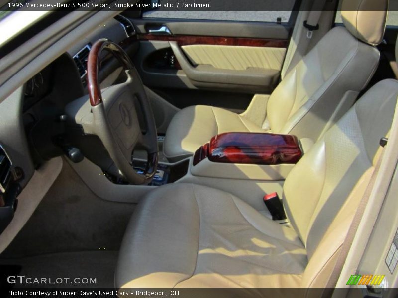Smoke Silver Metallic / Parchment 1996 Mercedes-Benz S 500 Sedan