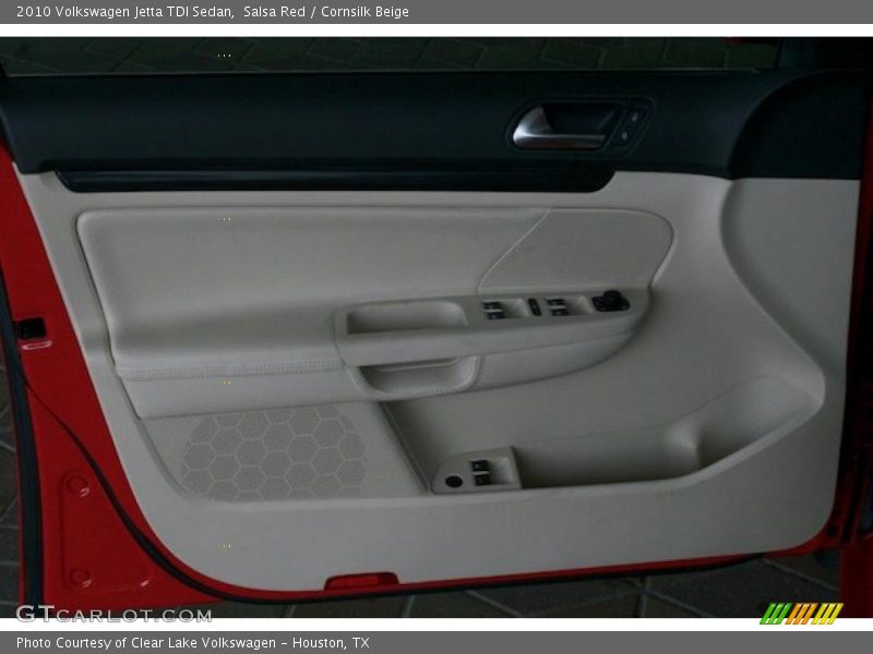 Salsa Red / Cornsilk Beige 2010 Volkswagen Jetta TDI Sedan