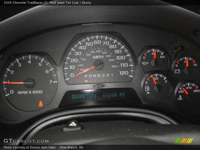 Red Jewel Tint Coat / Ebony 2006 Chevrolet TrailBlazer LT