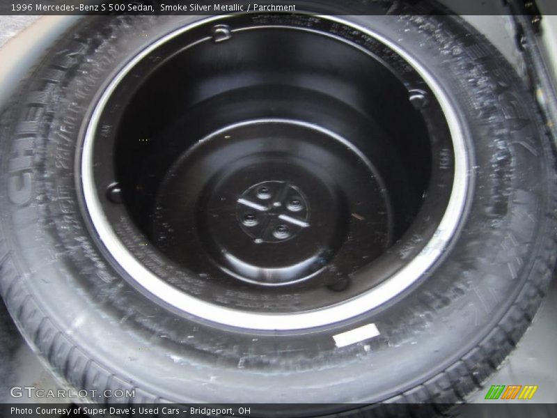 Smoke Silver Metallic / Parchment 1996 Mercedes-Benz S 500 Sedan