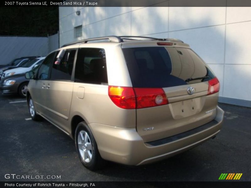 Desert Sand Mica / Taupe 2007 Toyota Sienna LE