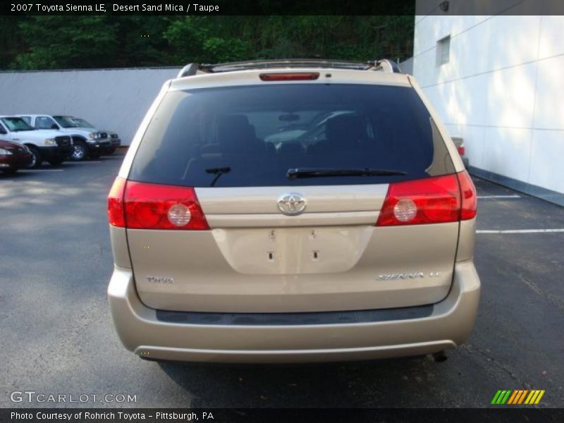 Desert Sand Mica / Taupe 2007 Toyota Sienna LE