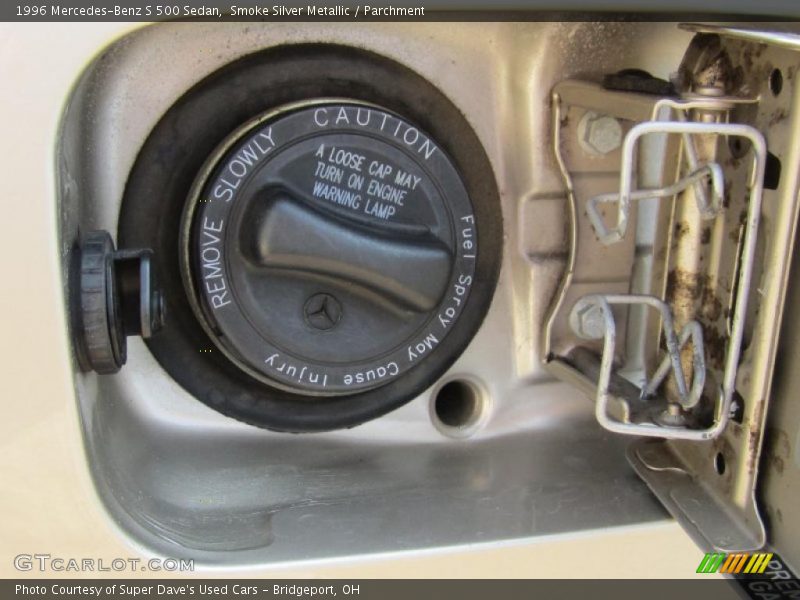 Smoke Silver Metallic / Parchment 1996 Mercedes-Benz S 500 Sedan