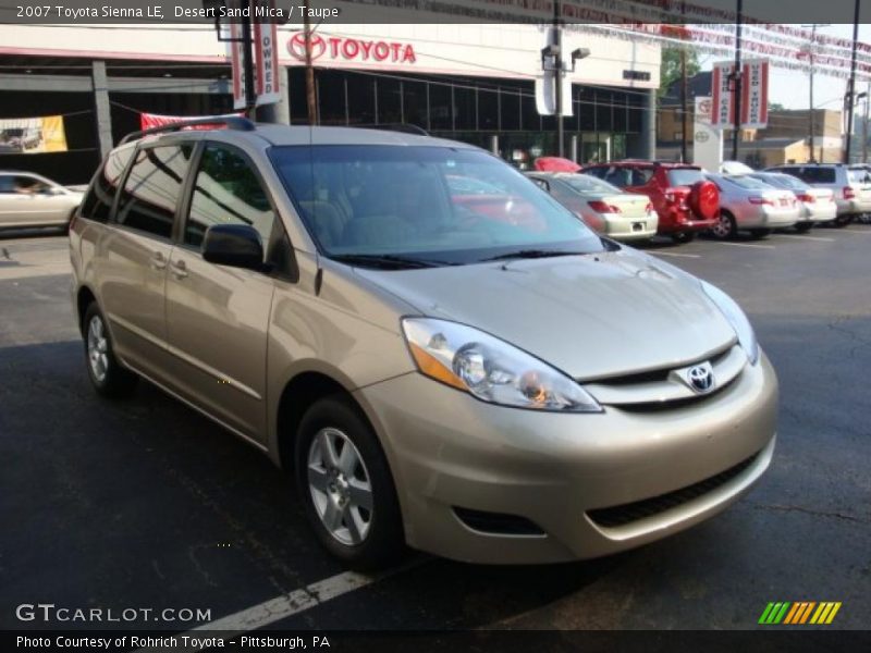 Desert Sand Mica / Taupe 2007 Toyota Sienna LE