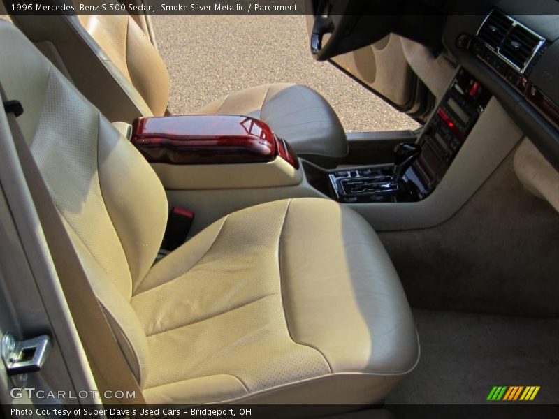 Smoke Silver Metallic / Parchment 1996 Mercedes-Benz S 500 Sedan
