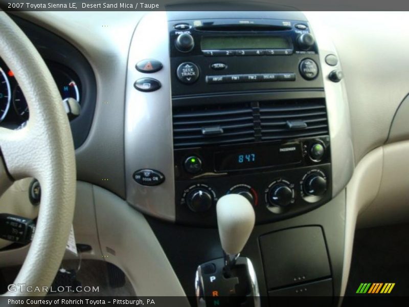 Desert Sand Mica / Taupe 2007 Toyota Sienna LE