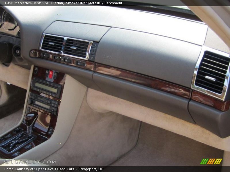 Smoke Silver Metallic / Parchment 1996 Mercedes-Benz S 500 Sedan