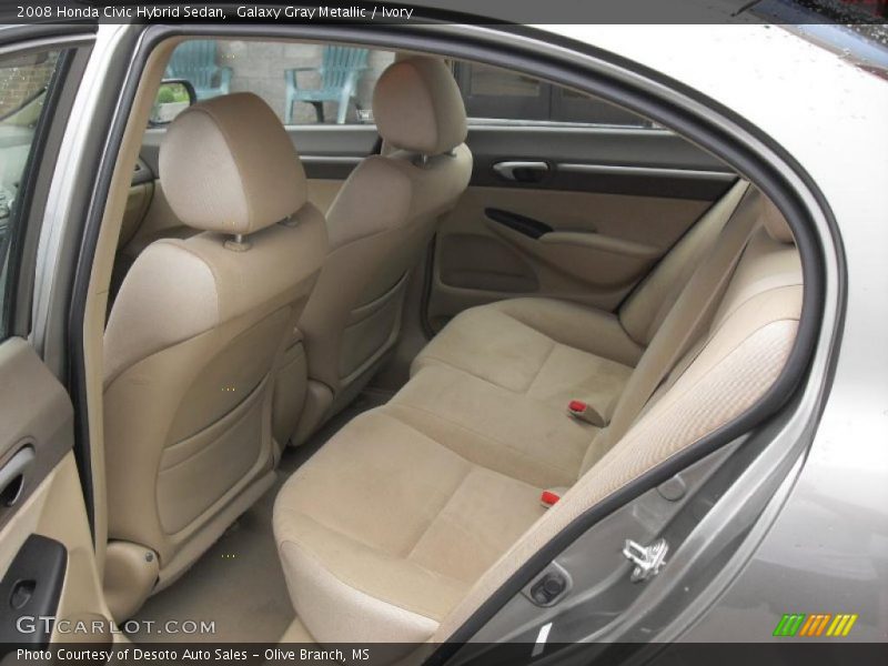 Galaxy Gray Metallic / Ivory 2008 Honda Civic Hybrid Sedan