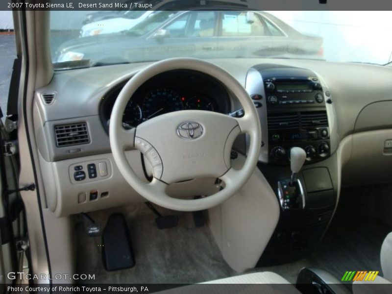 Desert Sand Mica / Taupe 2007 Toyota Sienna LE