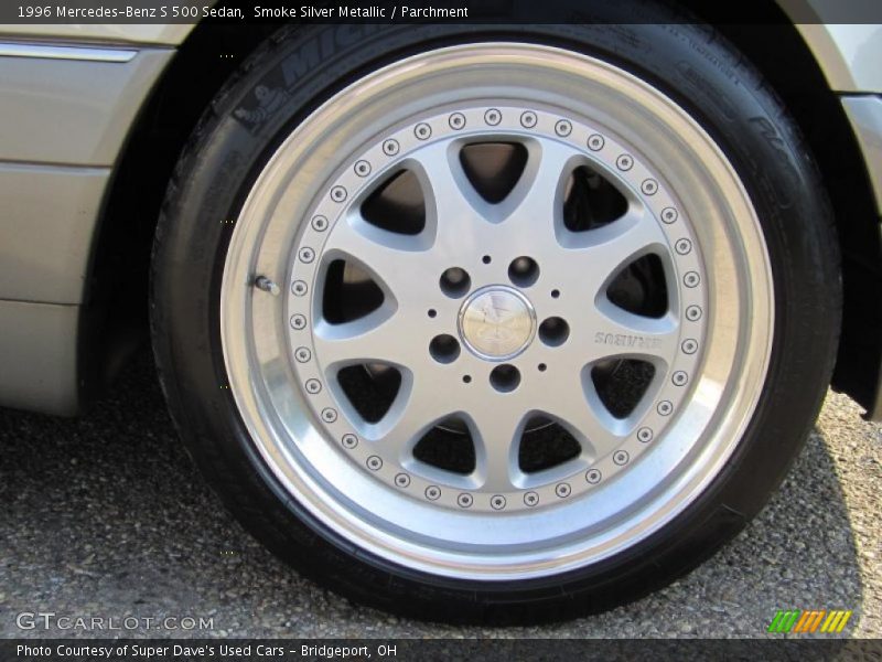 Smoke Silver Metallic / Parchment 1996 Mercedes-Benz S 500 Sedan